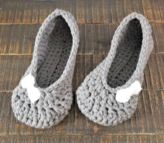 crochet womens slippers