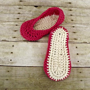 Pantoufles en coton rose et blanc taille 5 6 femme