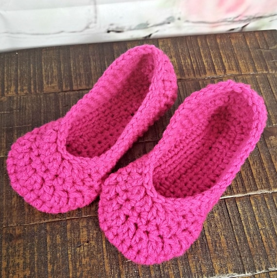 hot pink slippers