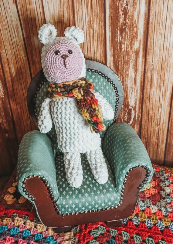 Osito Peluche De Lana A Crochet Ganchillo Peluche Que Estambre Se