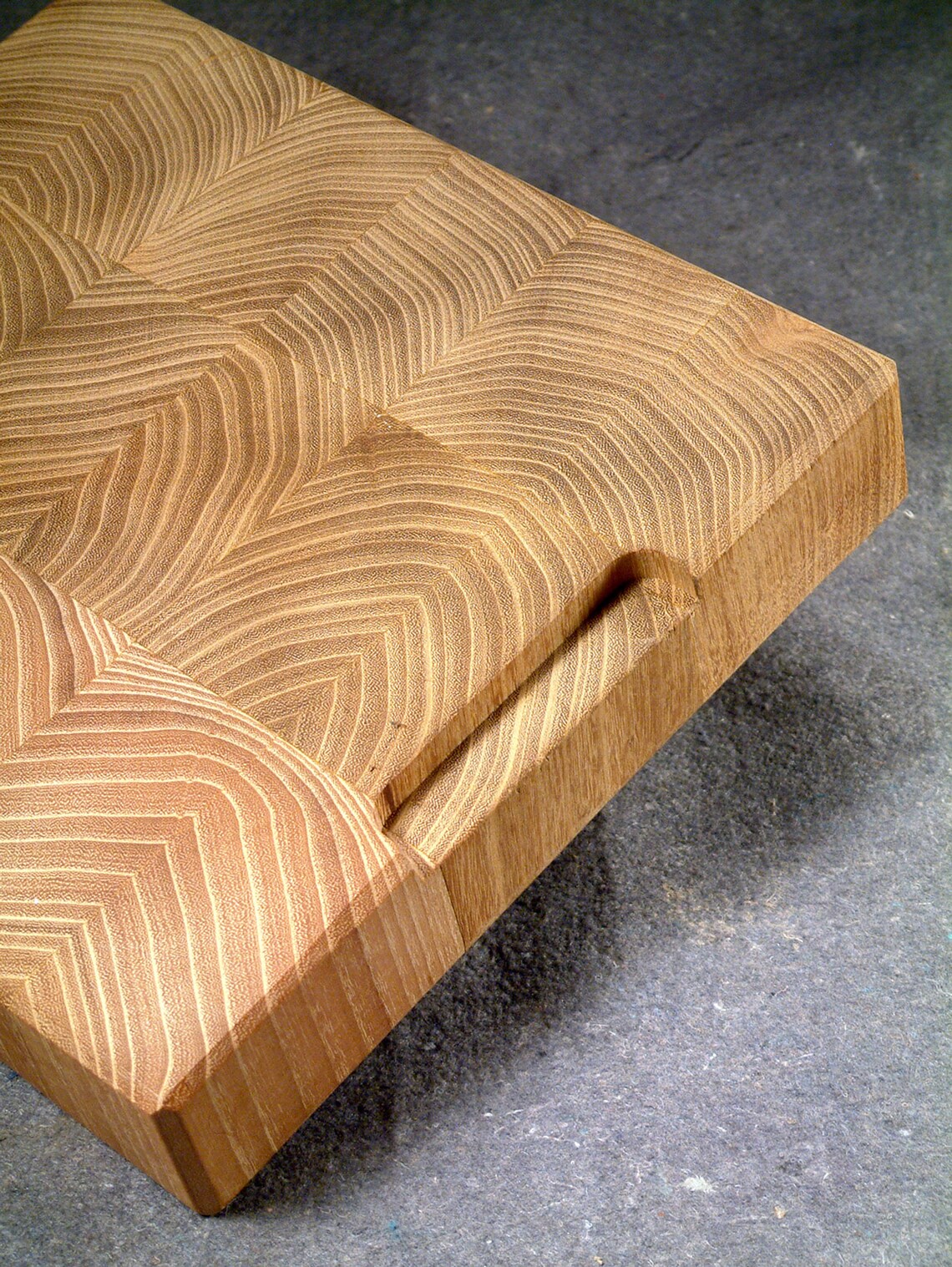 Yellow Heart End Grain Cutting Board Etsy