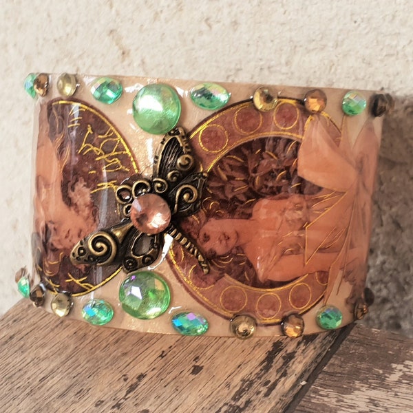 Bracelet Art Nouveau Inspiration Mucha