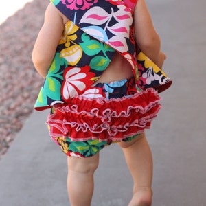 Pinafore & Ruffle Panties PDF Pattern Baby/Toddler