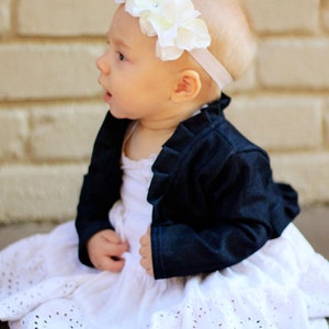 Pleated Ruffle Bolero Jacket Pattern Baby & Toddler