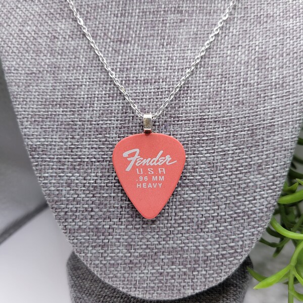 Guitar Pick Necklace Etsy