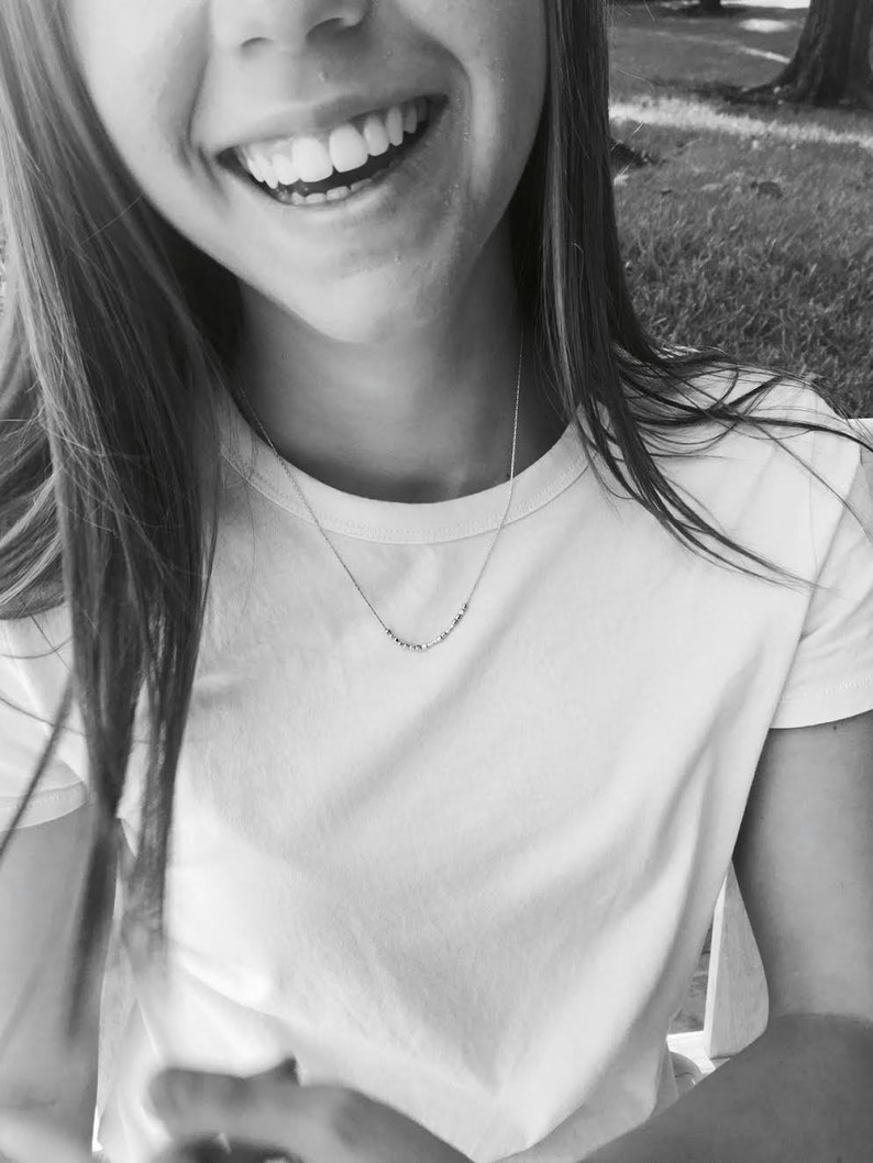 BADASS Morse Code Necklace in Sterling Silver or 14k Gold | Etsy