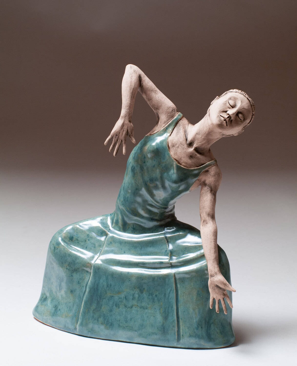 Studio Art Pottery Ceramic Handmade Ballet Dancer Ballerina