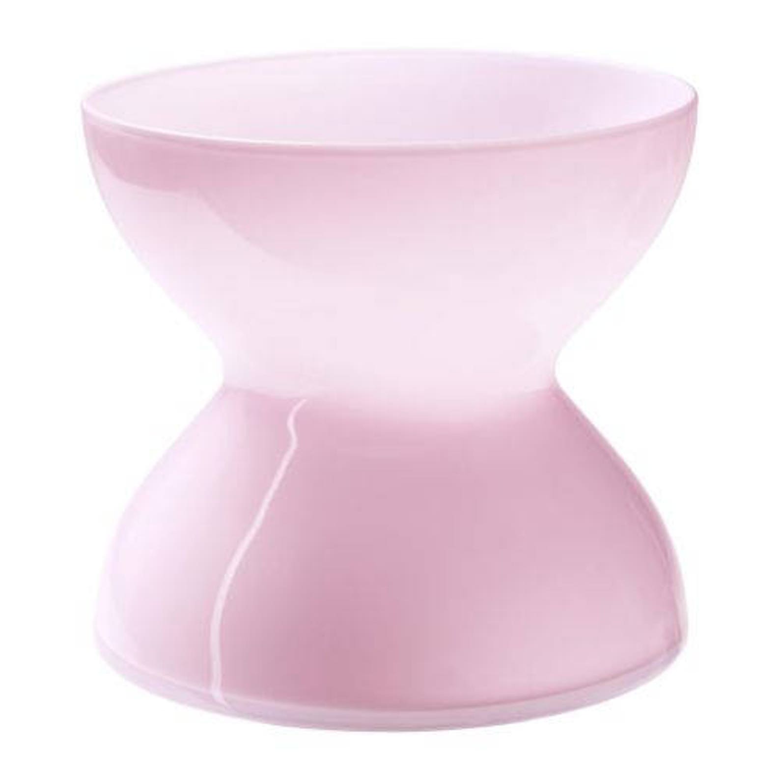 Vintage ANNE NILSSON Ikea Stockholm Scandinavian Art Glass Pink Large