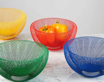 Vintage IKEA Trådig Fruit Basket 90s - Red - Design by Ehlén