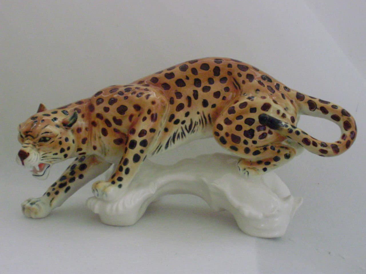Vintage Huge Karl Ens Leopard Porcelain Ceramic Figurine Etsy Singapore