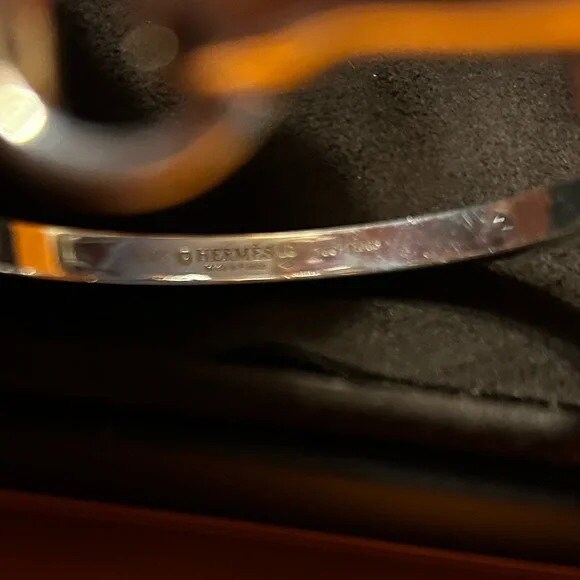 HERMES Galop Horse Bangle Cuff Bracelet Small Model Sterling HERMES Galop Horse Bangle Cuff Bracelet Small Model Sterling