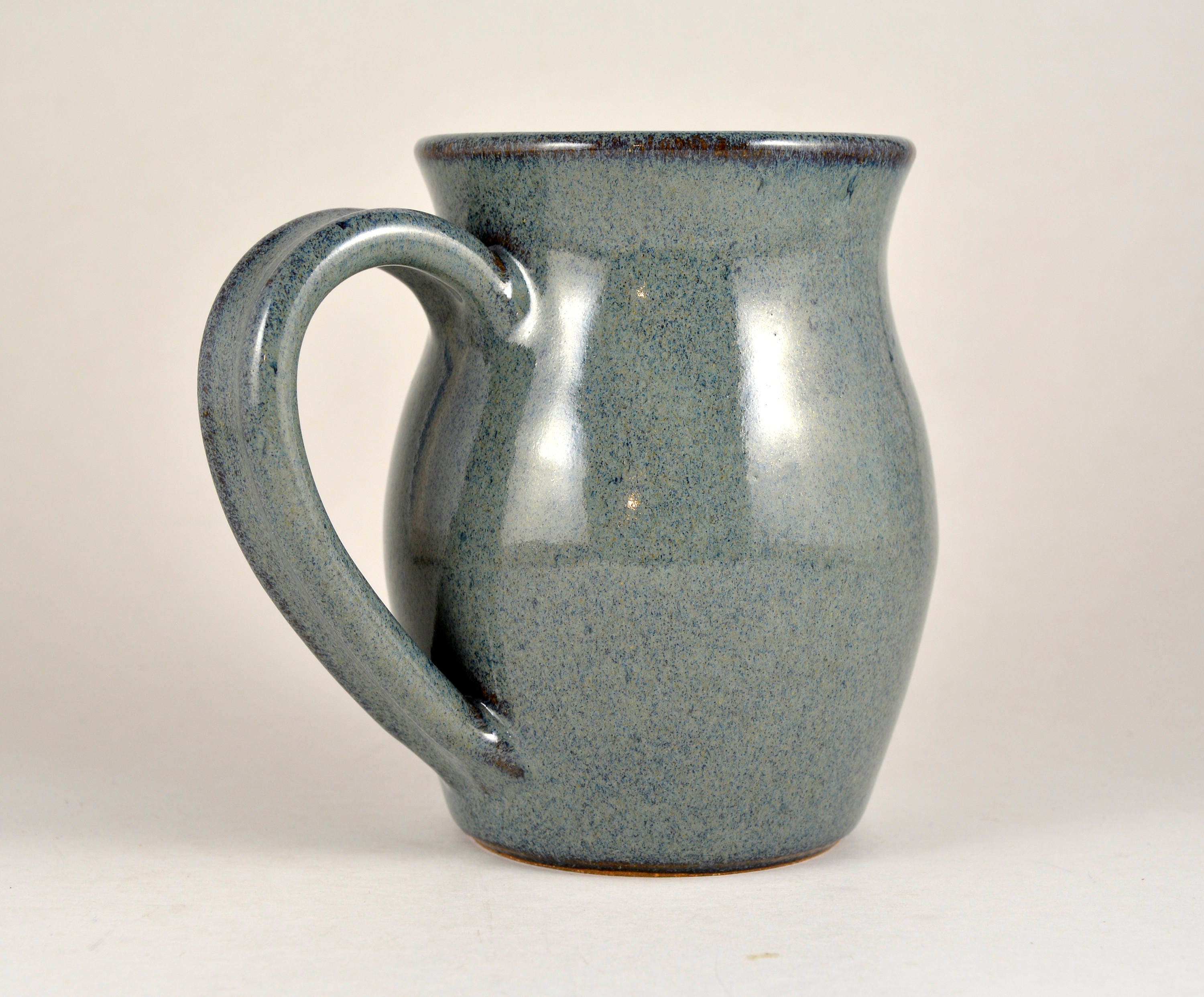 Pottery Mug Ceramic Coffee Cup 12 Oz. Handmade Wheel Thrown Stoneware ...