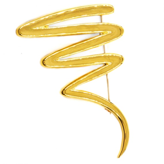 18K Gold Paloma Picasso for Tiffany & Co Zig-Zag … - image 1