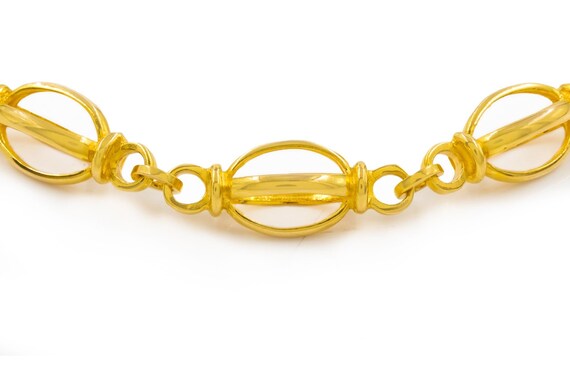 Fine Modernist 14k Gold 25” Necklace by Metropoli… - image 4