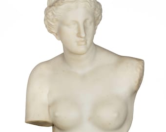 Grand Tour Marble Sculpture Statue Bust of Venus de Milo after the Antique