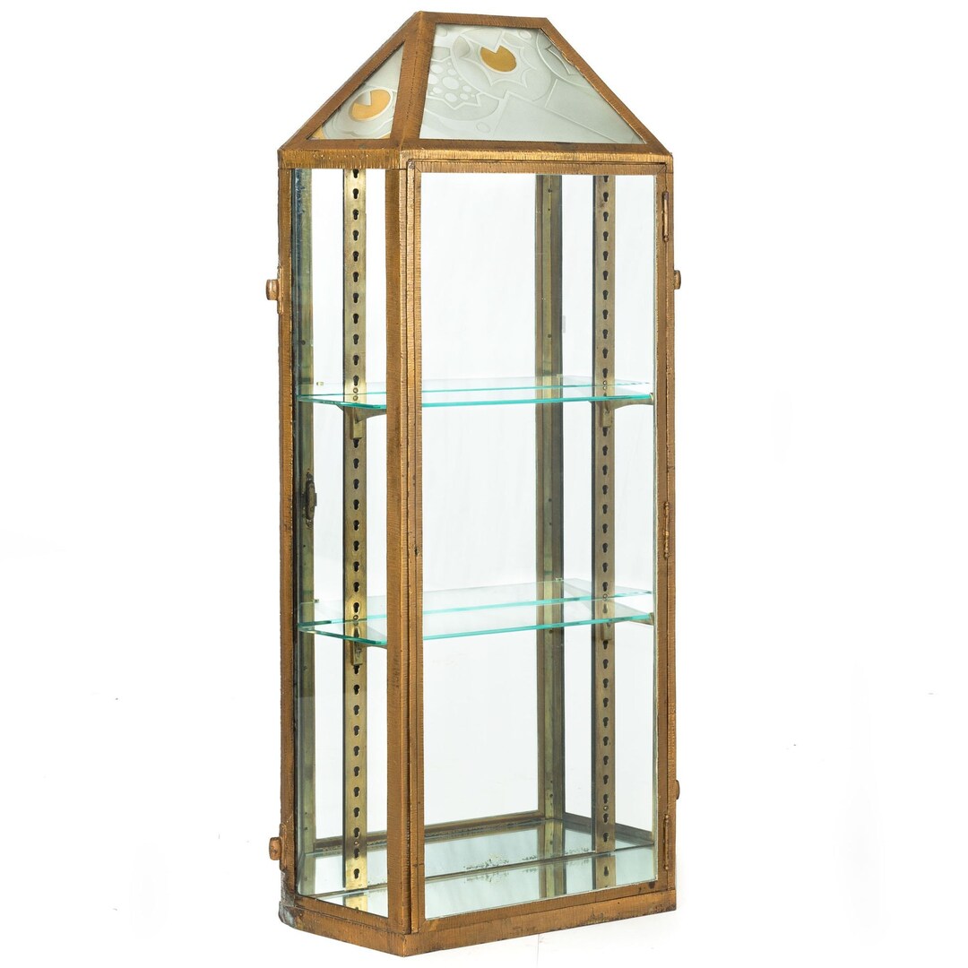 French Art Deco Antique Hanging Display Vitrine Circa 1930s Etsy