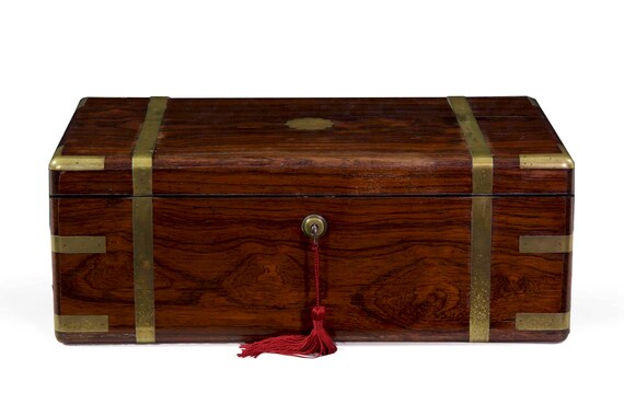 Antique writing desk on sale box