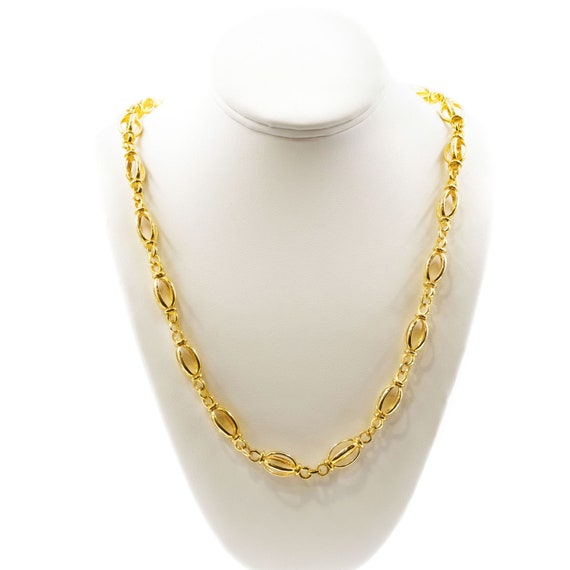 Fine Modernist 14k Gold 25” Necklace by Metropoli… - image 3