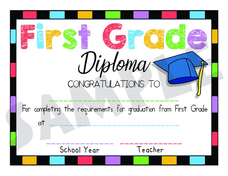 first-grade-diploma-fill-in-the-blanks-by-hand-print-at-home-etsy