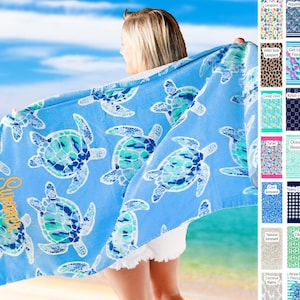 Beach Towel with Monogram, Personalize Towel, Beach Towel, Monogram Beach Towel, Summer Towel, Personalized Pool Towel, Leopard Beach Towel