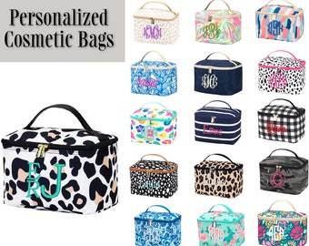 Cosmetic Bag, Monogram Cosmetic Bag, Personalized Costmetic Bag, Leopard Cosmetic Bag, Maya Cosmetic Bag, Sierra Cosmetic Bag, Viv and Lou