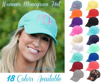 Monogram Baseball Hat, Monogram Hat, Baseball Hat, Summer Hat, Beach Hat, Game Day Hat, Pink Hat, Navy Hat, Golf Hat, Monogram Golf Hat