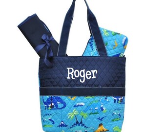 dinosaur changing bag