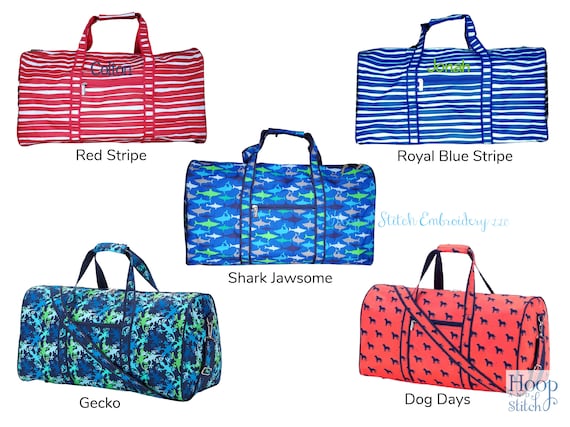 Boy duffle bags monogrammed hotsell