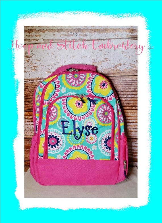 etsy monogram backpack