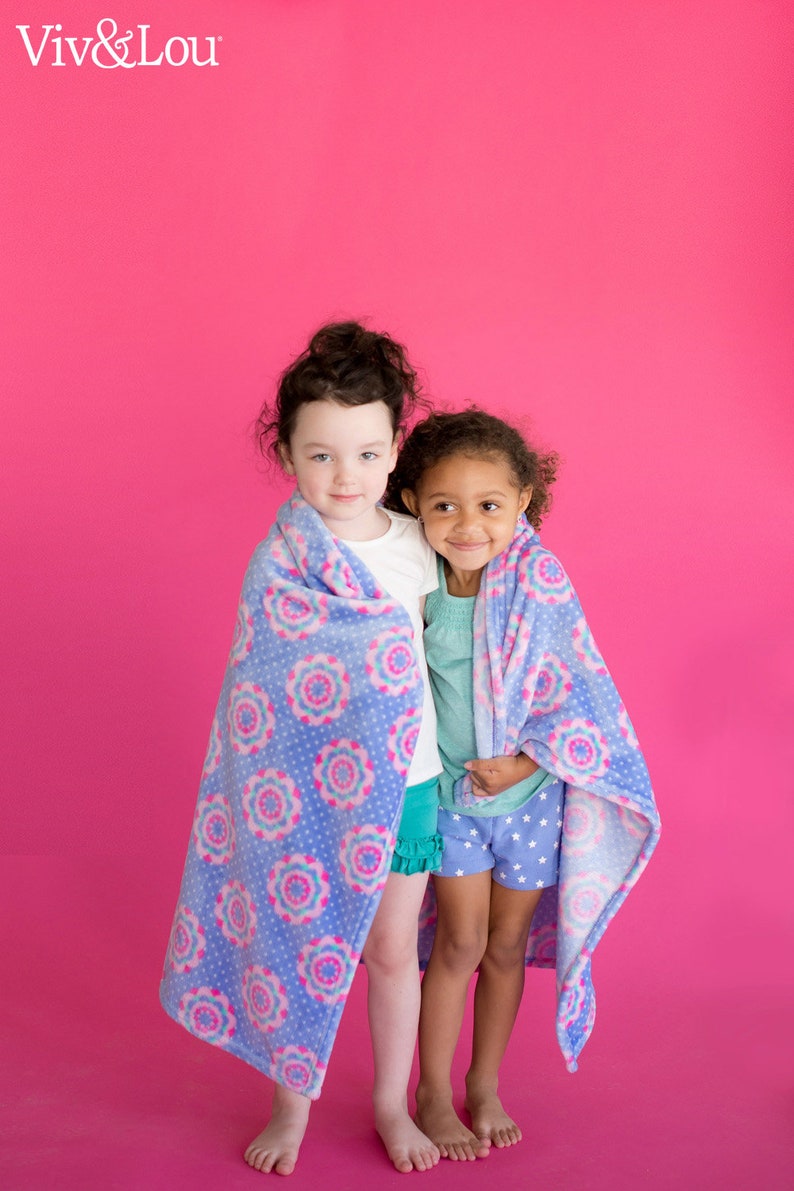 SALE Zoey Preschool Travel Bag Zoey Preschool Travel Tote Zoey Blanket Zoey Preschool Tote Viv and Lou Preschool
