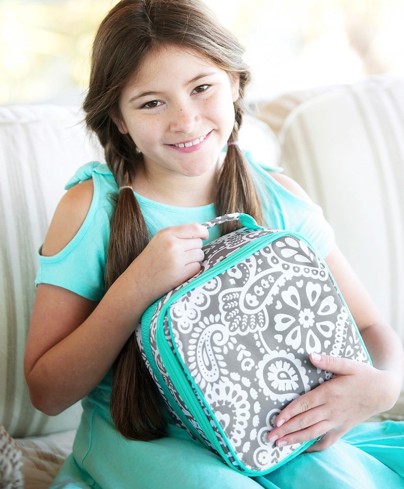 Personalized Lunch Bag Viv & Lou® Lunch Bag Monogram Lunch Etsy