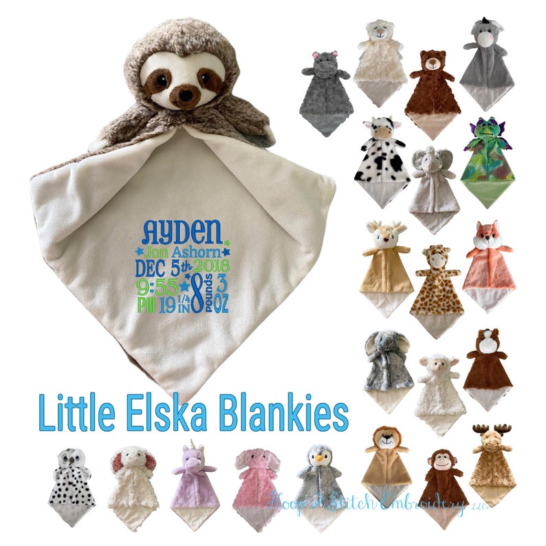 Little Elska Blankie Personalized Blankie Personalized Etsy