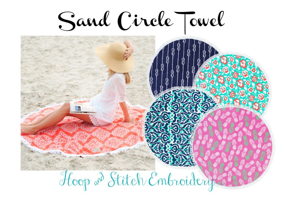 Coral Cove Sand Circle Towel 