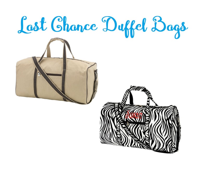 monogram duffle