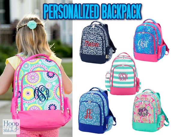 Personalized Backpack Viv & Lou® Backpack Monogram Backpack - Etsy