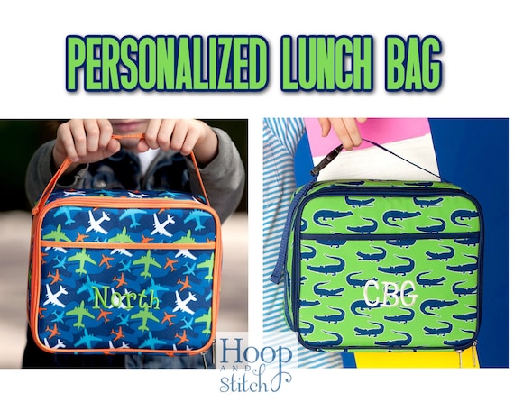 Personalized Boys Lunch Bag, Viv & Lou® Lunch Bag, Monogram Lunch Bag, Boys Lunch  Bag, Personalized Lunch Bag, Gator Lunch Bag, Flight Lunch 