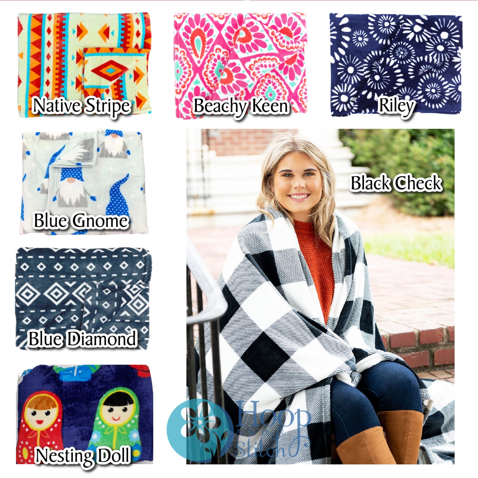 Adult Monogram Throw Blanket Floral Blanket Paisley Blanket Etsy