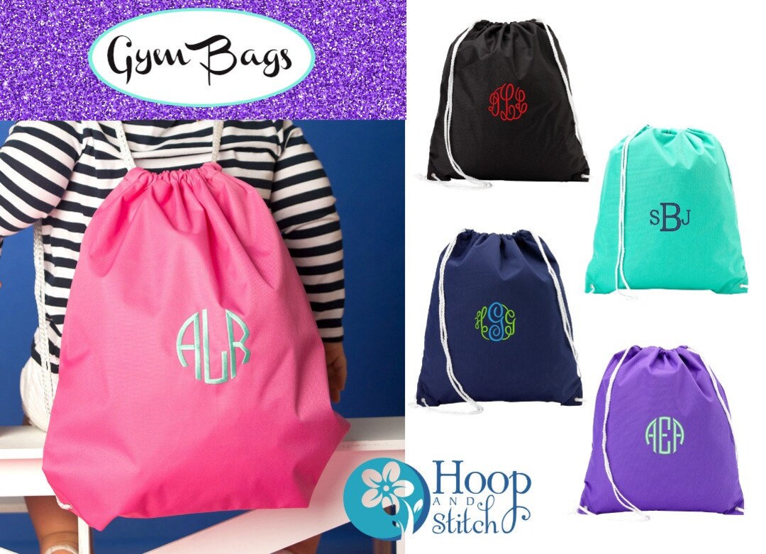 Personalized Gym Bag Monogram Gym Bag Hot Pink Gym Bag Etsy