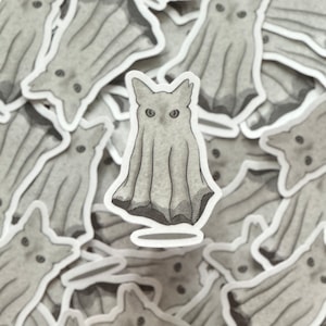 Ghost Cat Sticker