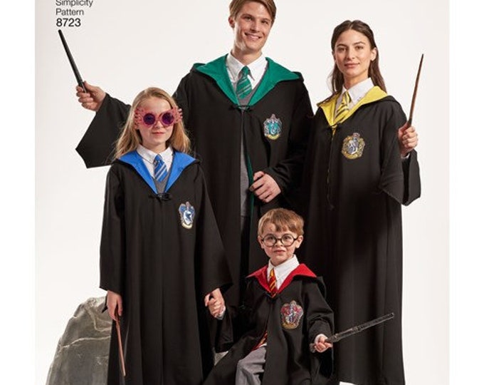HARRY POTTER ROBES & Ties, Officially Licensed Sewing Pattern by ...