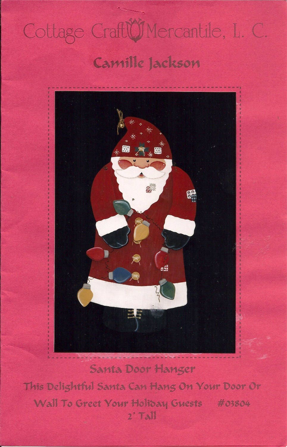 Door Hanger Decorative Tole Pattern New 2022 Christmas Santa Festive Santa Door Hanger Tole Paint Pattern | Etsy