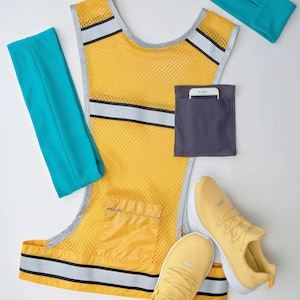 Armband, Headband, Belt & Running Vest, Sewing Pattern, Kwik Sew K4360 / R10821