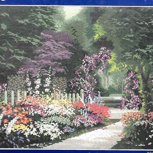 FLORAL SPLENDOR PICTURE, Counted Cross Stitch Kit by Candamar Designs