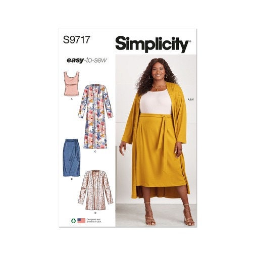 Mccall's 4043 Uncut PATTERN Plus Size Women's Jacket Tops Skirt