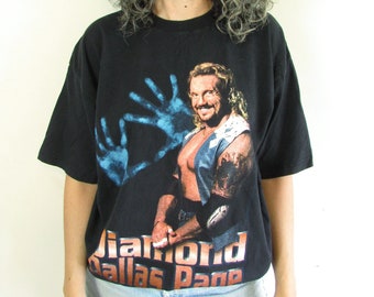 Vintage Diamond Dallas Page Shirt WCW 90s DDP Wrestling Tee Grail