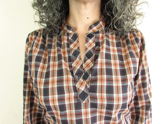 Vintage Plaid Blouse main image 1