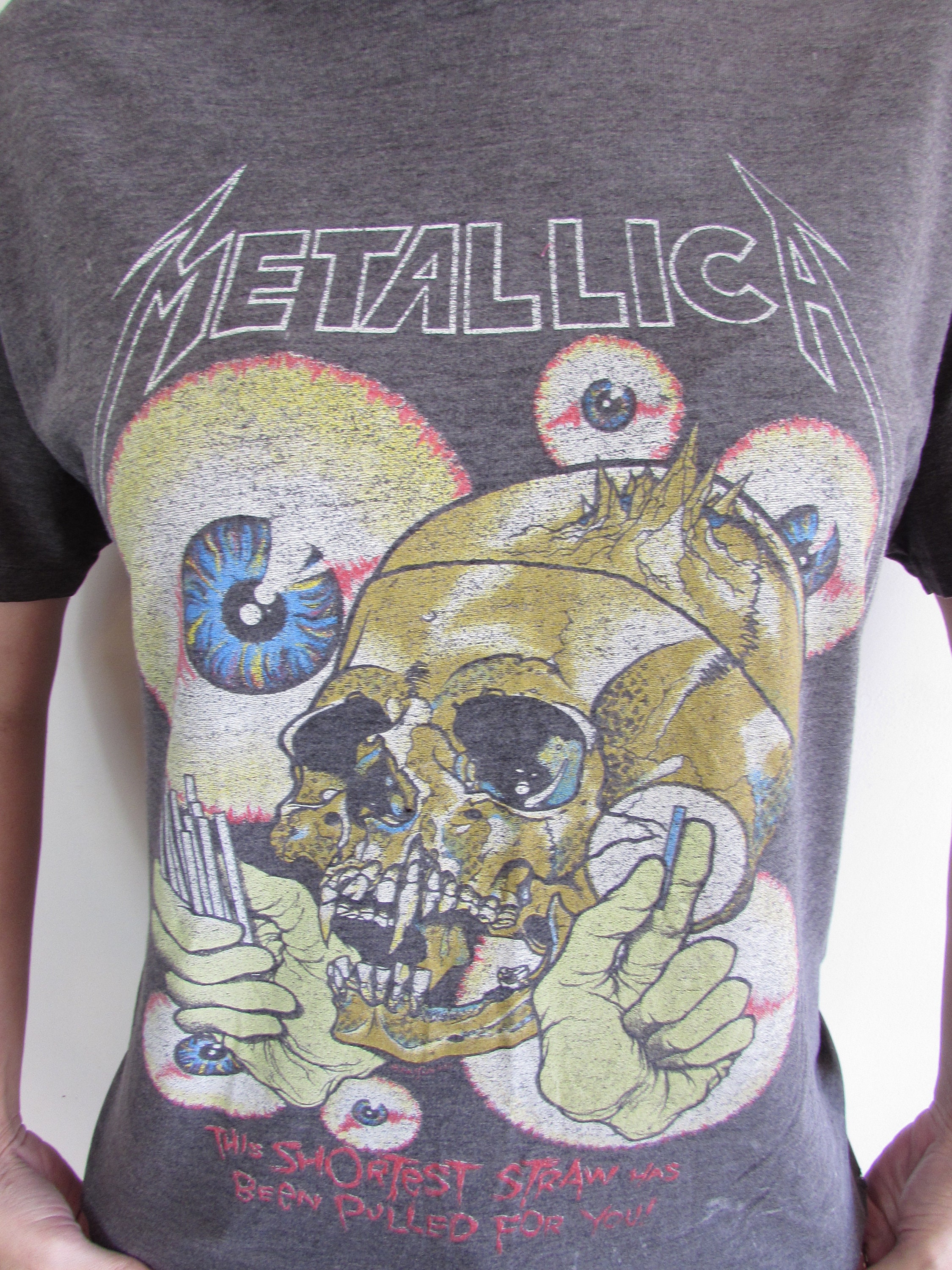 Vintage 1988 Metallica T-shirt: the Shortest Straw