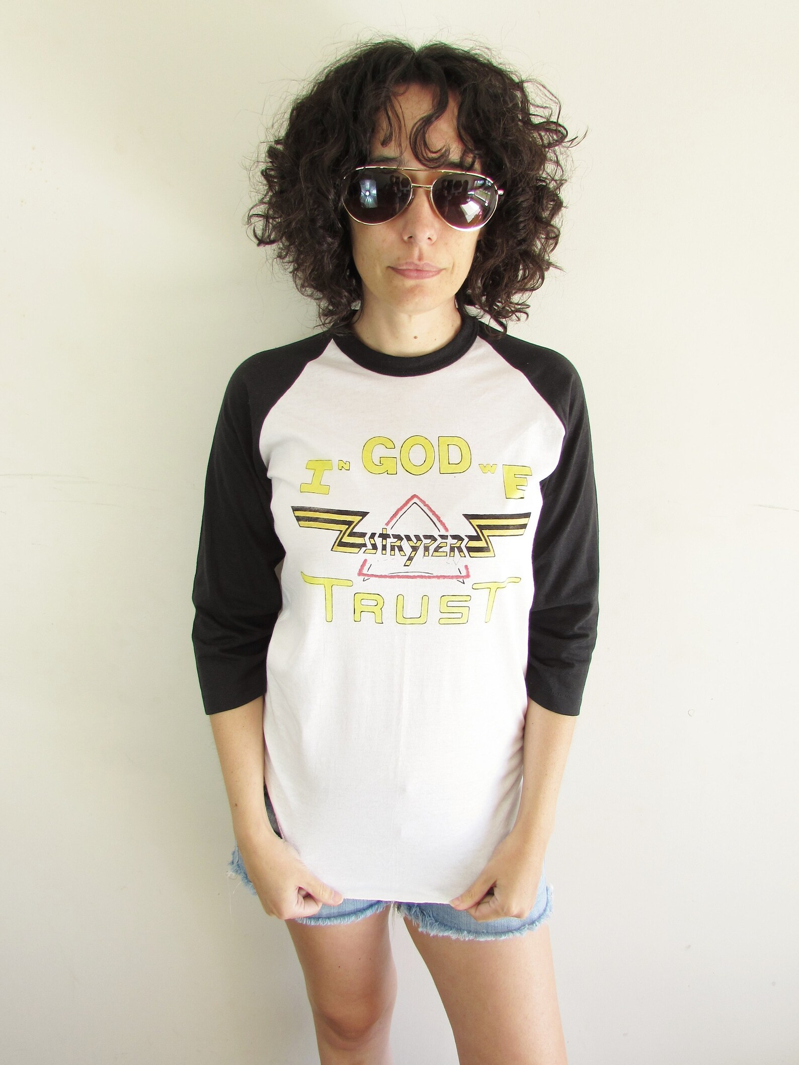 Vintage Rare Stryper T Shirt 1980s In God We Trust Be A Part Etsy Espa a