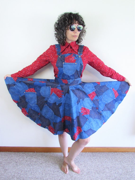 Vintage Square Dancing Skirt 1970s Vintage Handma… - image 2