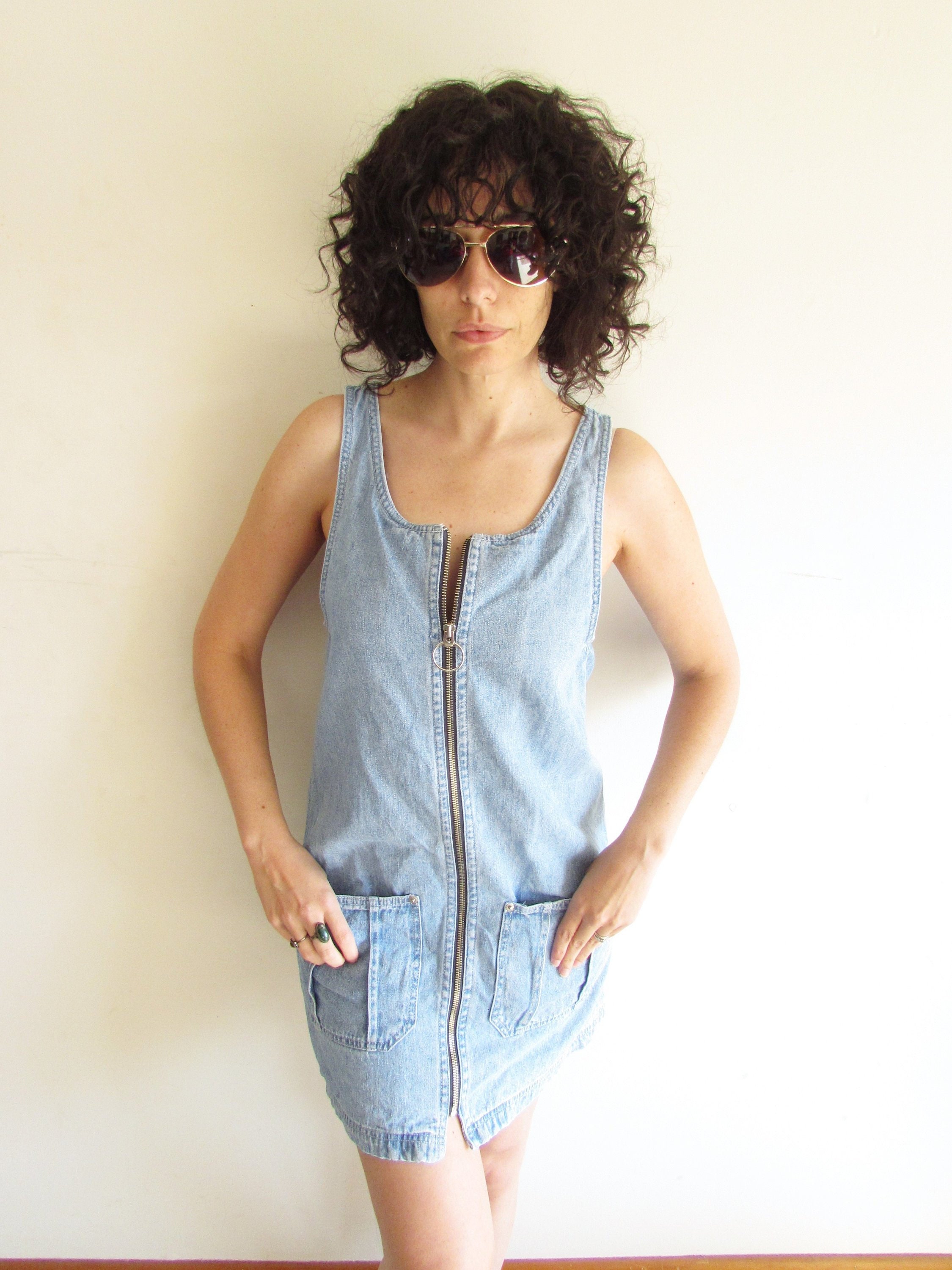 90s denim jumper